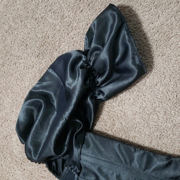 Gothicxo Black Corset Goth Emo Punk Metal Clasps Size XL Steampunk Gothic xo - Picture 9 of 11